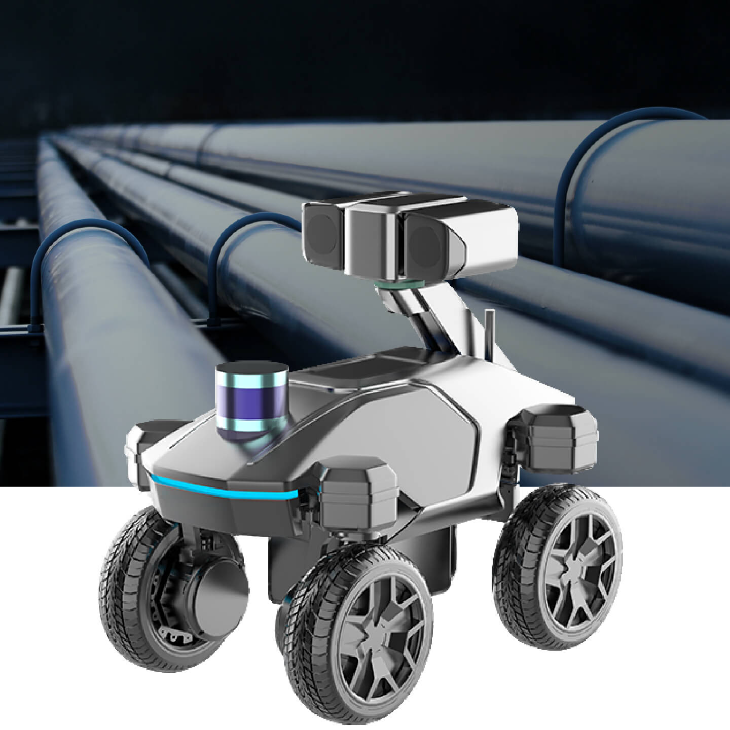 transport truck with a focus on tires